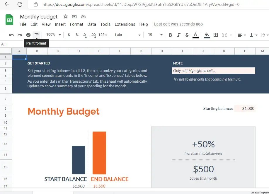 Google Sheets frente a Smartsheet