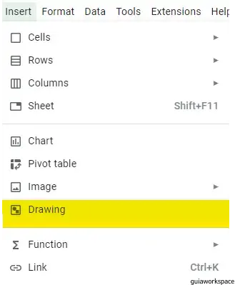 Cuadros de texto en Google Sheets
