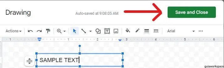 Cuadros de texto en Google Sheets