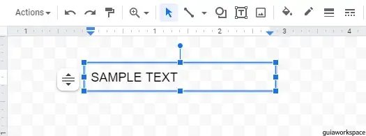 Cuadros de texto en Google Sheets