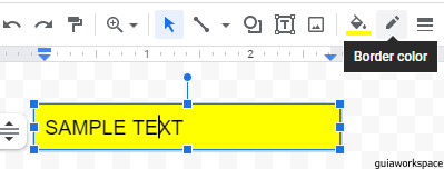 Cuadros de texto en Google Sheets