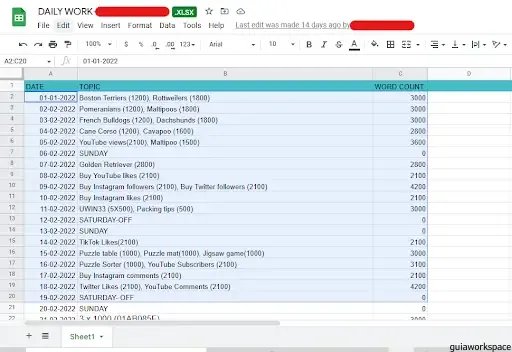 incrustar Google Sheets en Google Docs