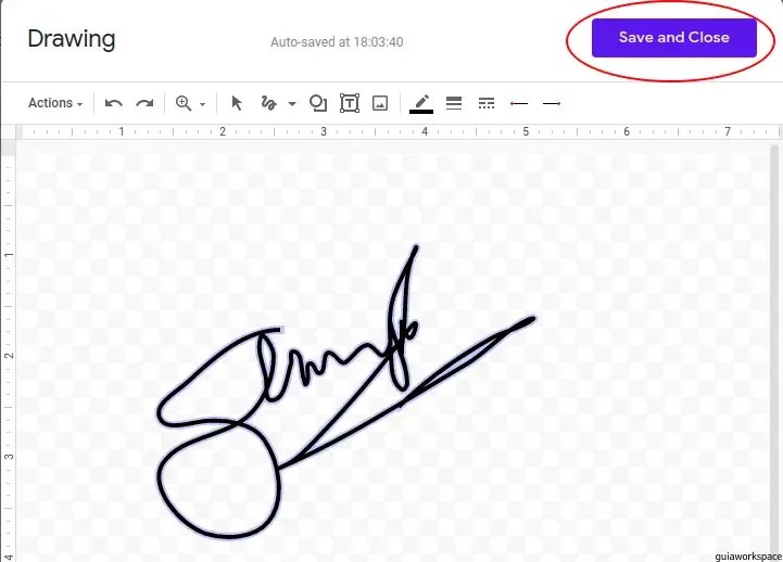 Cómo insertar firma en Google Docs