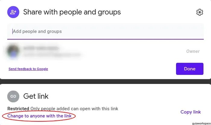 cómo hacer público un documento de Google