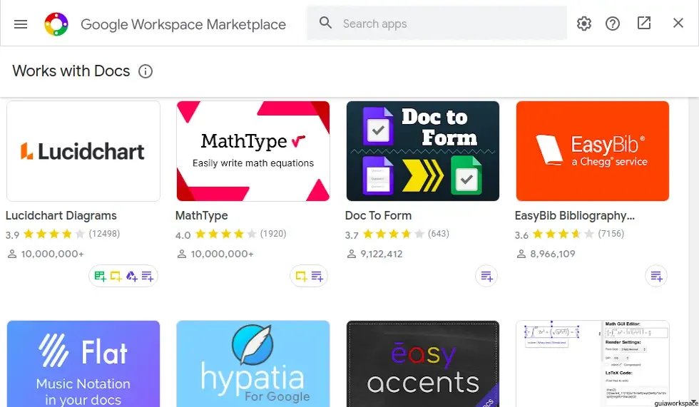 resaltar herramientas de texto en Google Docs