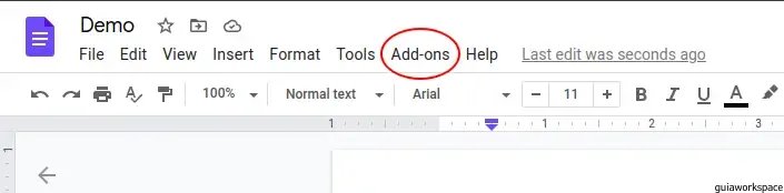 Pasos para resaltar texto en Google Docs
