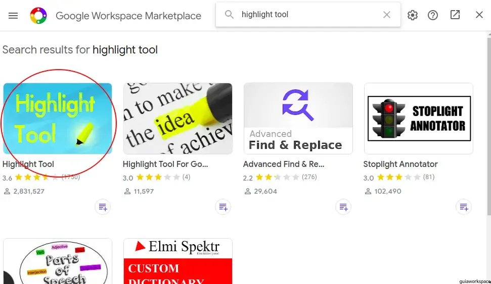 resaltar texto en Google Docs