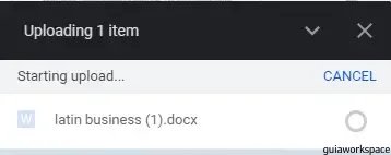 Cómo convertir varios documentos de Word a Google Docs
