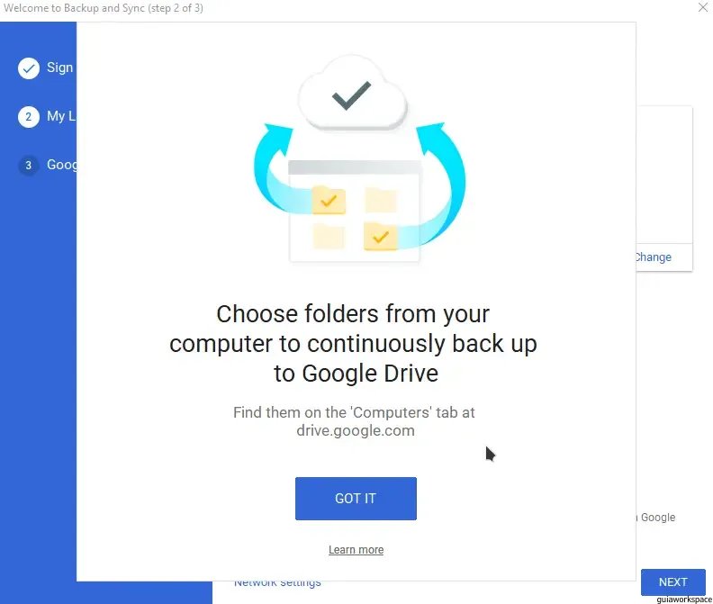 agregue Google Drive al explorador de archivos en Windows 10