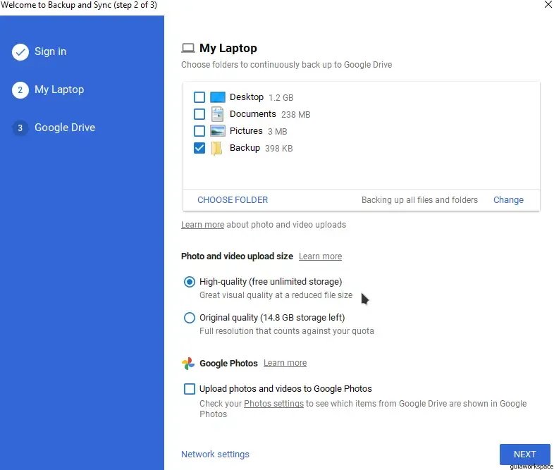 agregue Google Drive al explorador de archivos en Windows