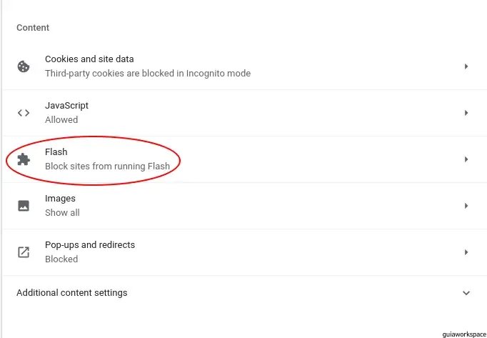cómo desbloquear Adobe Flash en Chrome