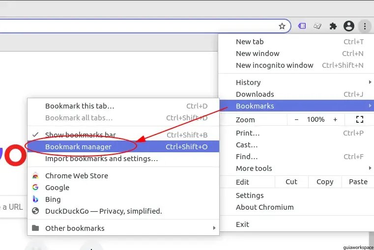 Cómo eliminar marcadores en Chrome