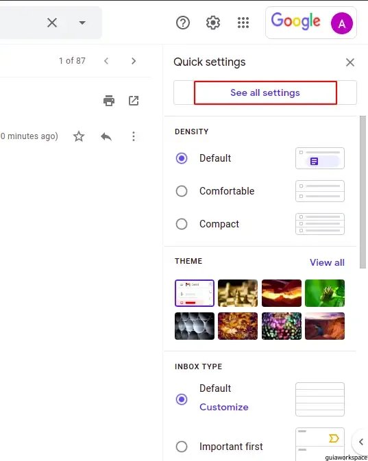 recuperar un correo electrónico en Gmail