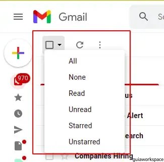 Cómo eliminar todos los correos electrónicos en Gmail