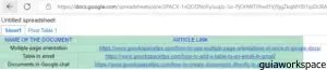 Cómo abrir enlaces en Google Sheets con un solo clic