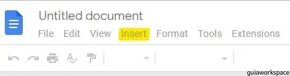 Cómo insertar formas en Google Docs