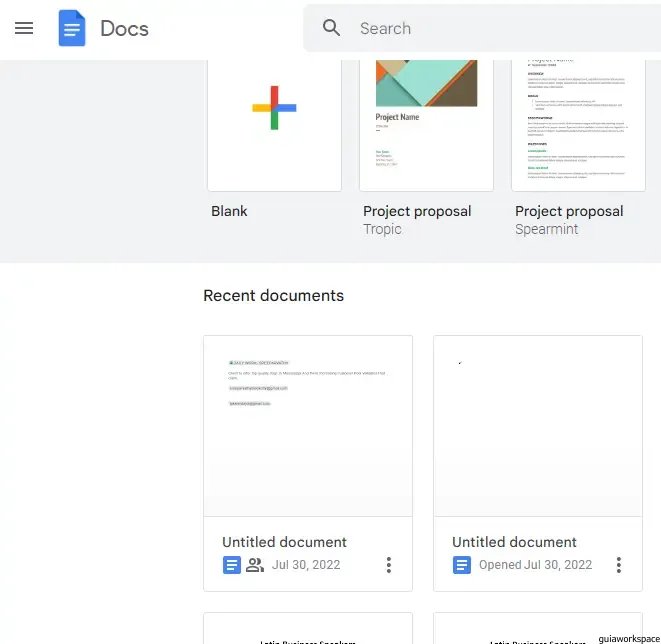 Cómo insertar formas en Google Docs