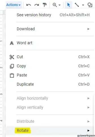 Cómo voltear una imagen en Google Docs