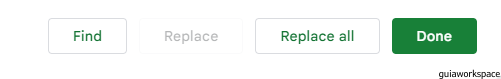 Cómo buscar y reemplazar en Google Sheets
