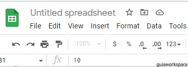Números redondos en Google Sheets