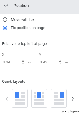 Cómo bloquear la posición de una imagen en Google Docs