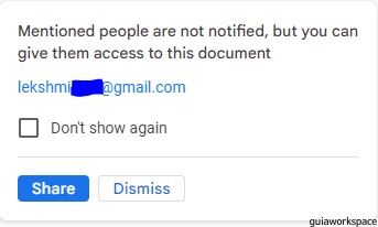 Cómo insertar una tarjeta de contacto en Google Docs