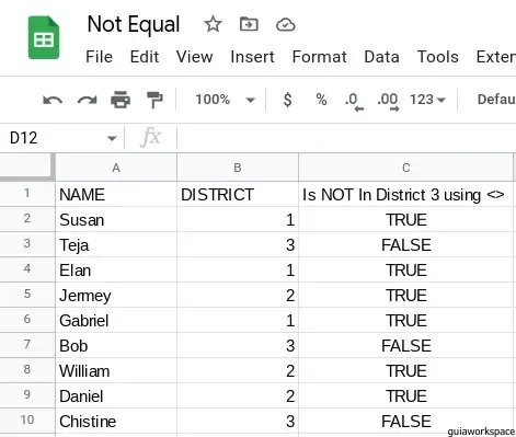 Cómo utilizar un símbolo diferente en Google Sheets