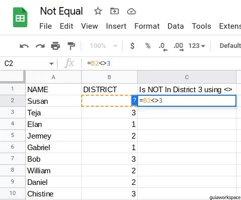 Cómo utilizar un símbolo diferente en Google Sheets