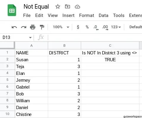 Cómo utilizar un símbolo diferente en Google Sheets