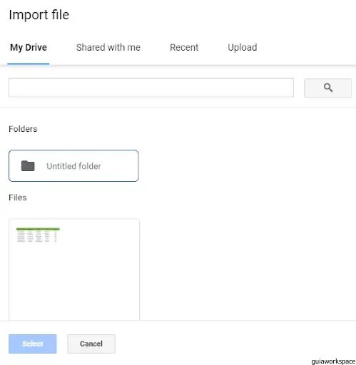 Cómo convertir Excel a Google Sheets