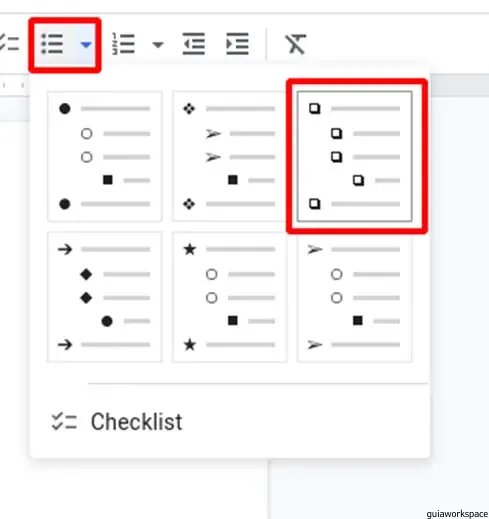 Cómo crear una lista de verificación en Google Docs