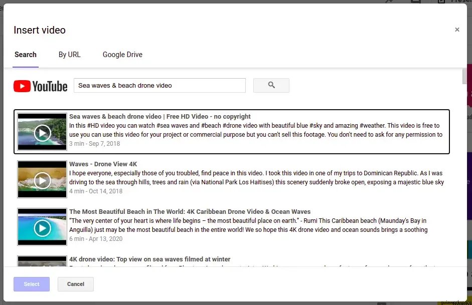 Cómo agregar vídeos a Presentaciones de Google