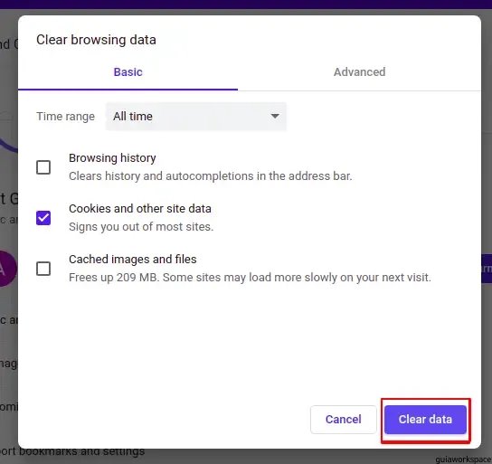 Cómo borrar las cookies en Chrome