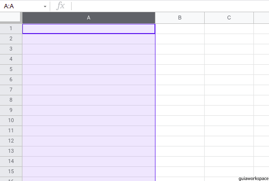 Cómo cambiar el tamaño de celda en Google Sheets