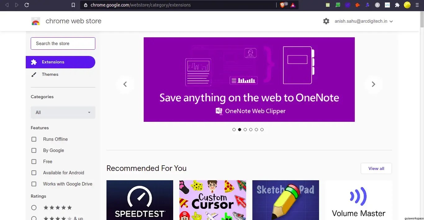 Pasos para agregar extensiones a Chrome