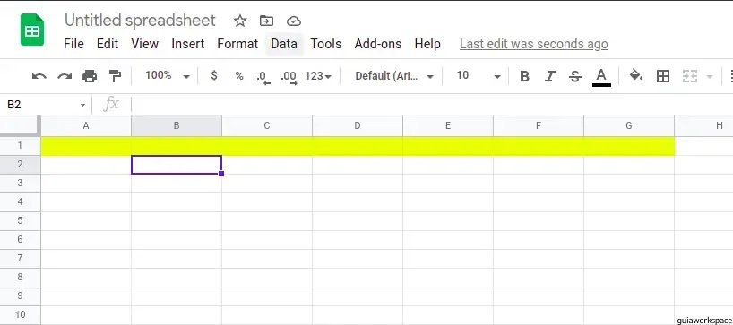 Pasos para agregar una lista desplegable en Google Sheets