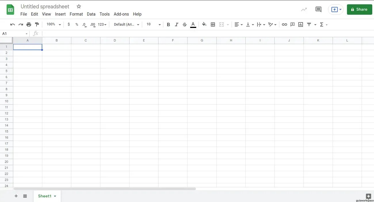 Abrir Google Sheets
