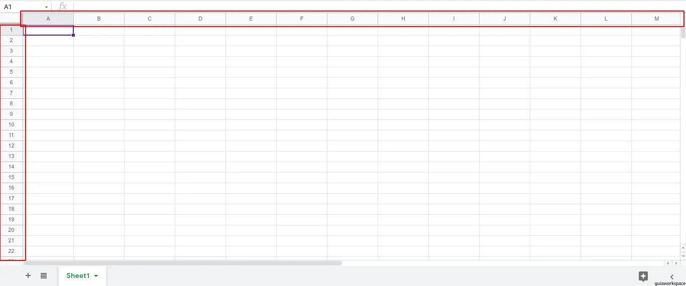 Pasos para cambiar el tamaño de las celdas en Google Sheets