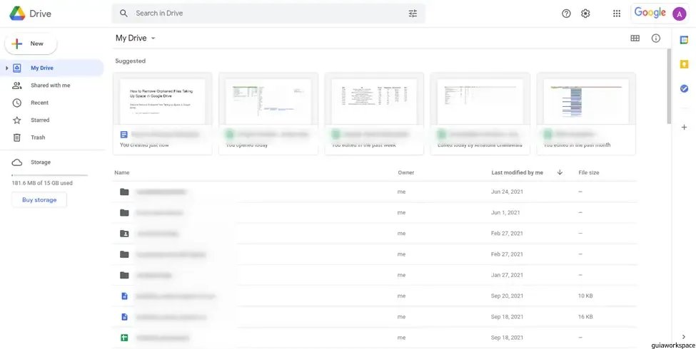 Cómo eliminar archivos huérfanos que ocupan espacio en Google Drive