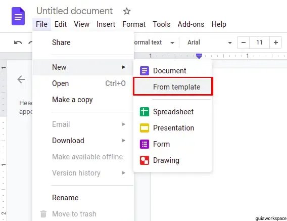 cómo hacer un folleto en google docs