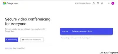 Cómo obtener una vista de cuadrícula en Google Meet