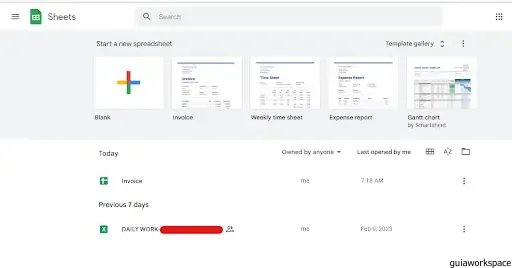 incrustar Google Sheets en Google Docs