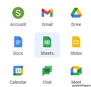 Organigrama de hojas de Google